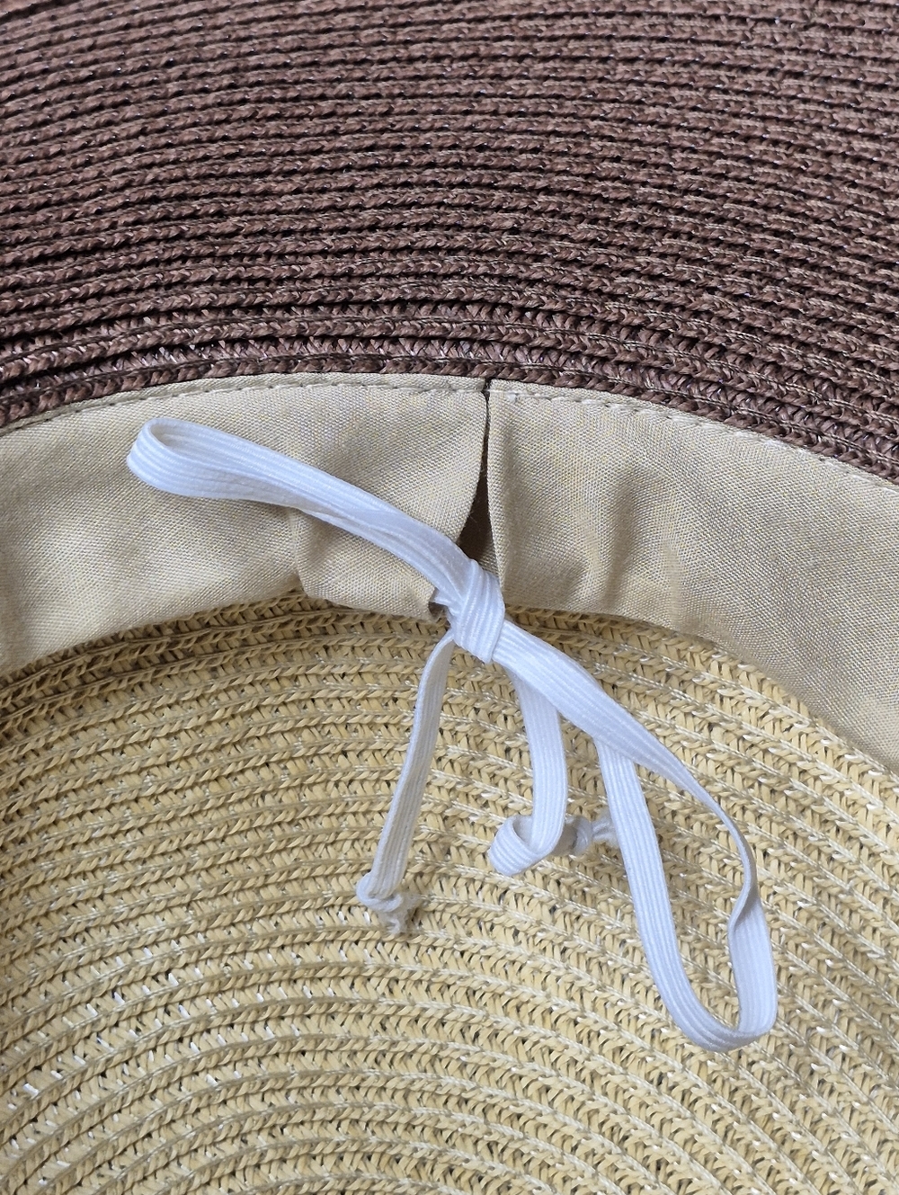 Royal Road Trading Co Straw Hat Floral Bow Wide Brim Summer Cottagecore - Picture 5 of 5